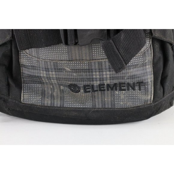 Vintage Element Skateboards Distressed Spell Out Big Logo Backpack Book Bag - Picture 4 of 16